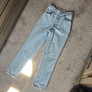 Abercrombie curve love straight leg jeans